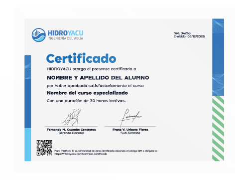 Formato certificado